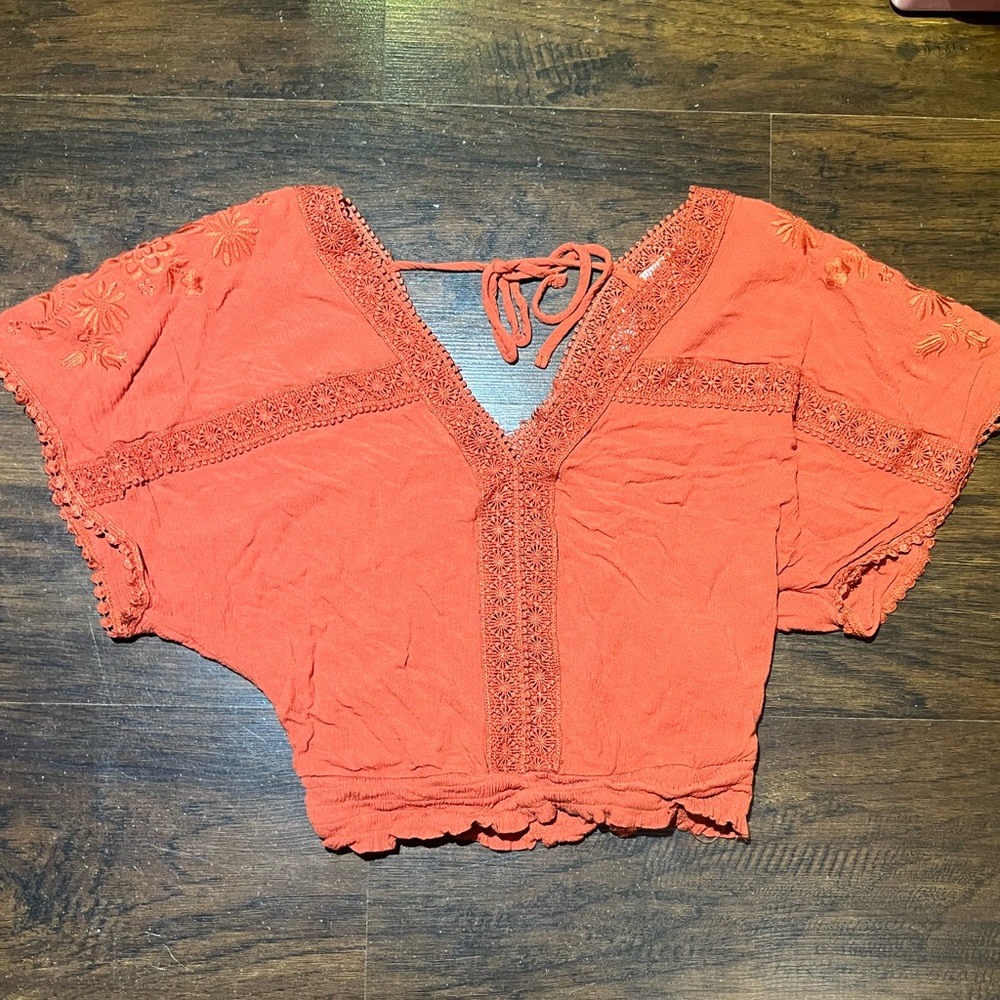 SELF E Boho cropped t-shirt